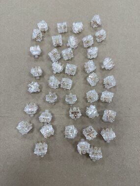 Gateron Mechanical Switch Set of 40 for Mechanical Keyboard CLEAR/CLEAR